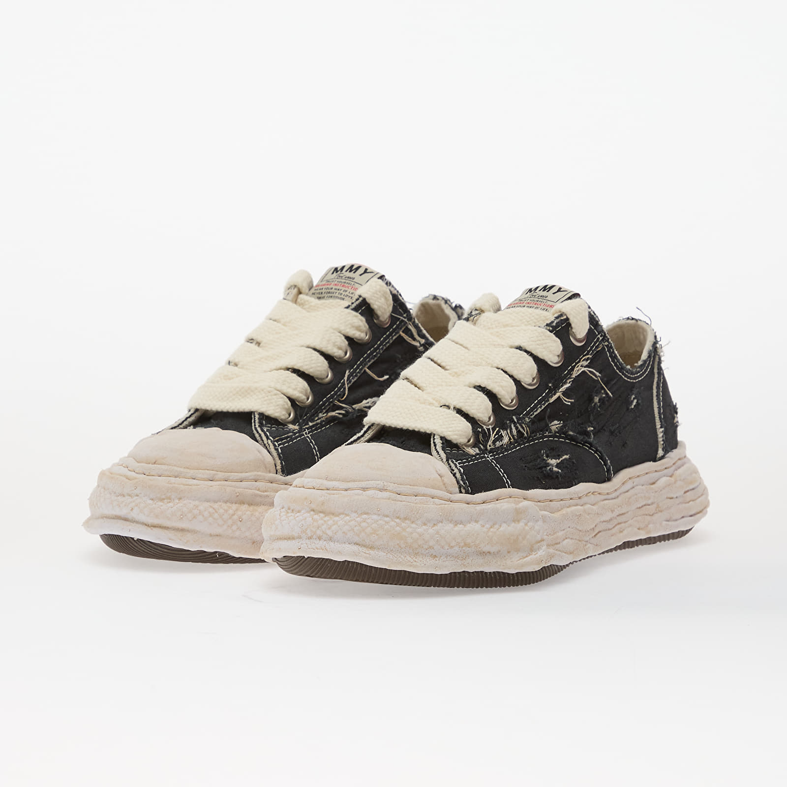 Zapatillas Hombre Maison MIHARA YASUHIRO (MMY) Ptsn23 Overdyed Sneaker Black
