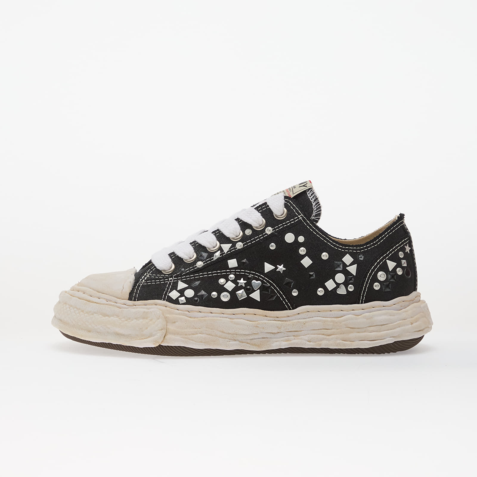 Herenschoenen Maison MIHARA YASUHIRO (MMY) Ptsn23 Embellished Sneaker Black