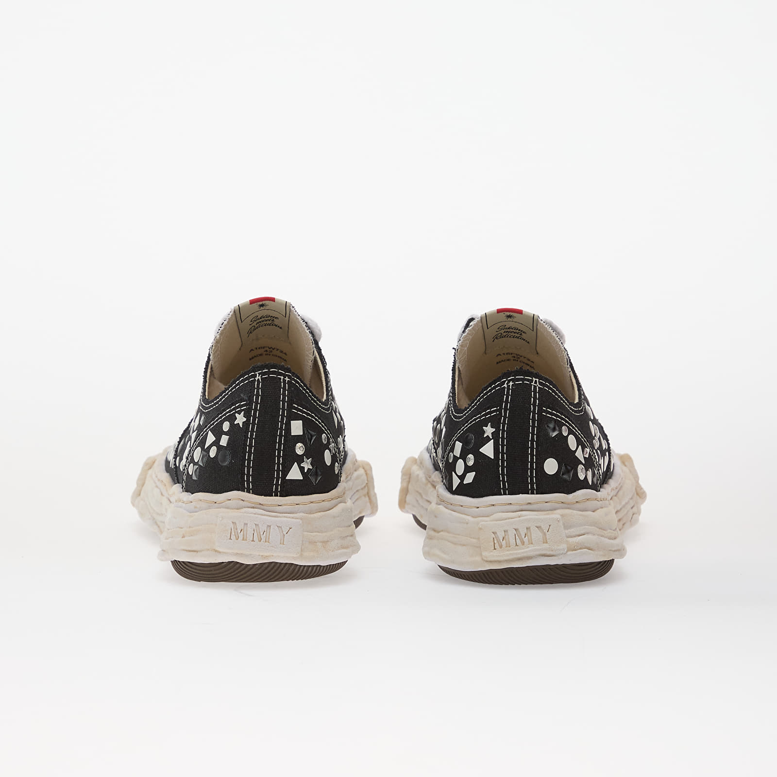 Herenschoenen Maison MIHARA YASUHIRO (MMY) Ptsn23 Embellished Sneaker Black