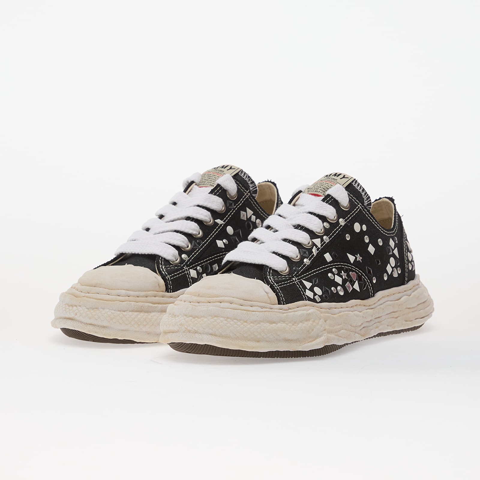 Herenschoenen Maison MIHARA YASUHIRO (MMY) Ptsn23 Embellished Sneaker Black