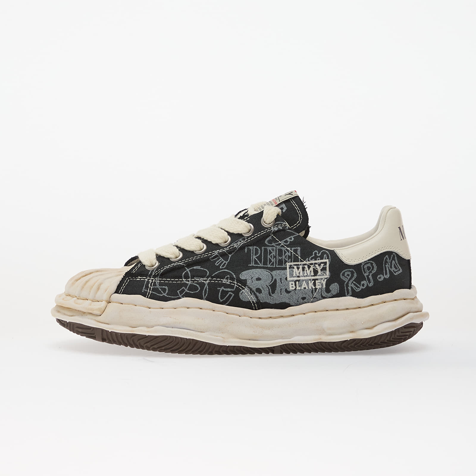Pánske tenisky a topánky Maison MIHARA YASUHIRO (MMY) Blakey Graffitied Sneaker Black