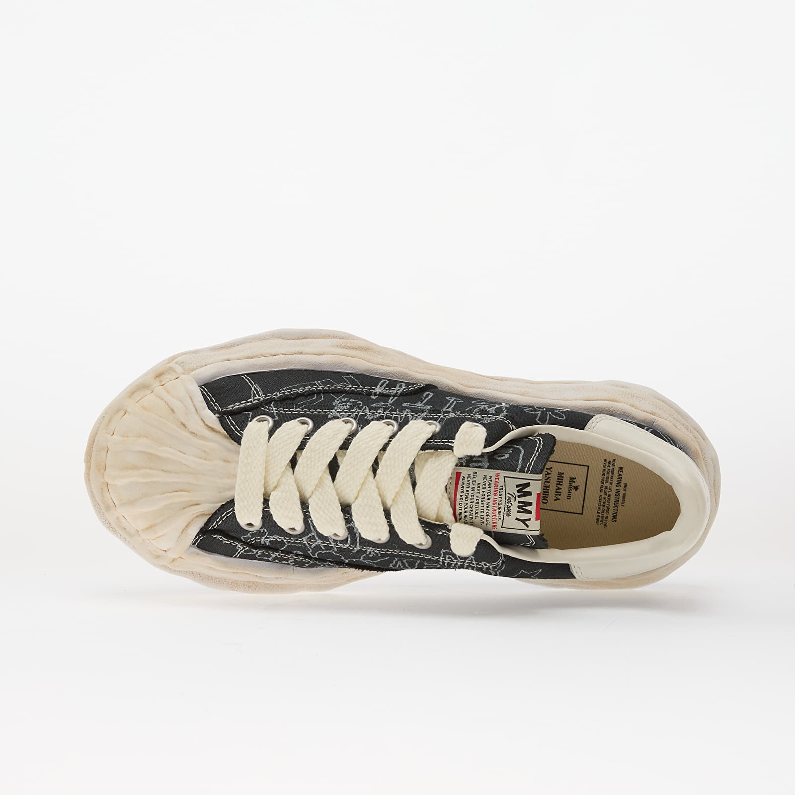 Pánske tenisky a topánky Maison MIHARA YASUHIRO (MMY) Blakey Graffitied Sneaker Black