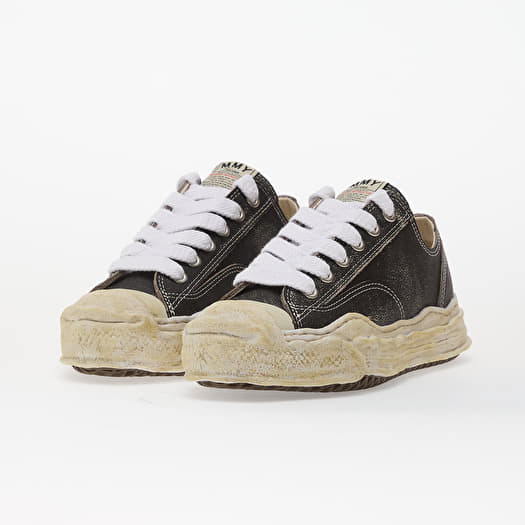 MIHARA YASUHIRO MMY レザースニーカー Maison MIHARA YASUHIRO (MMY) Hank Shrink Leather Black | Footshop