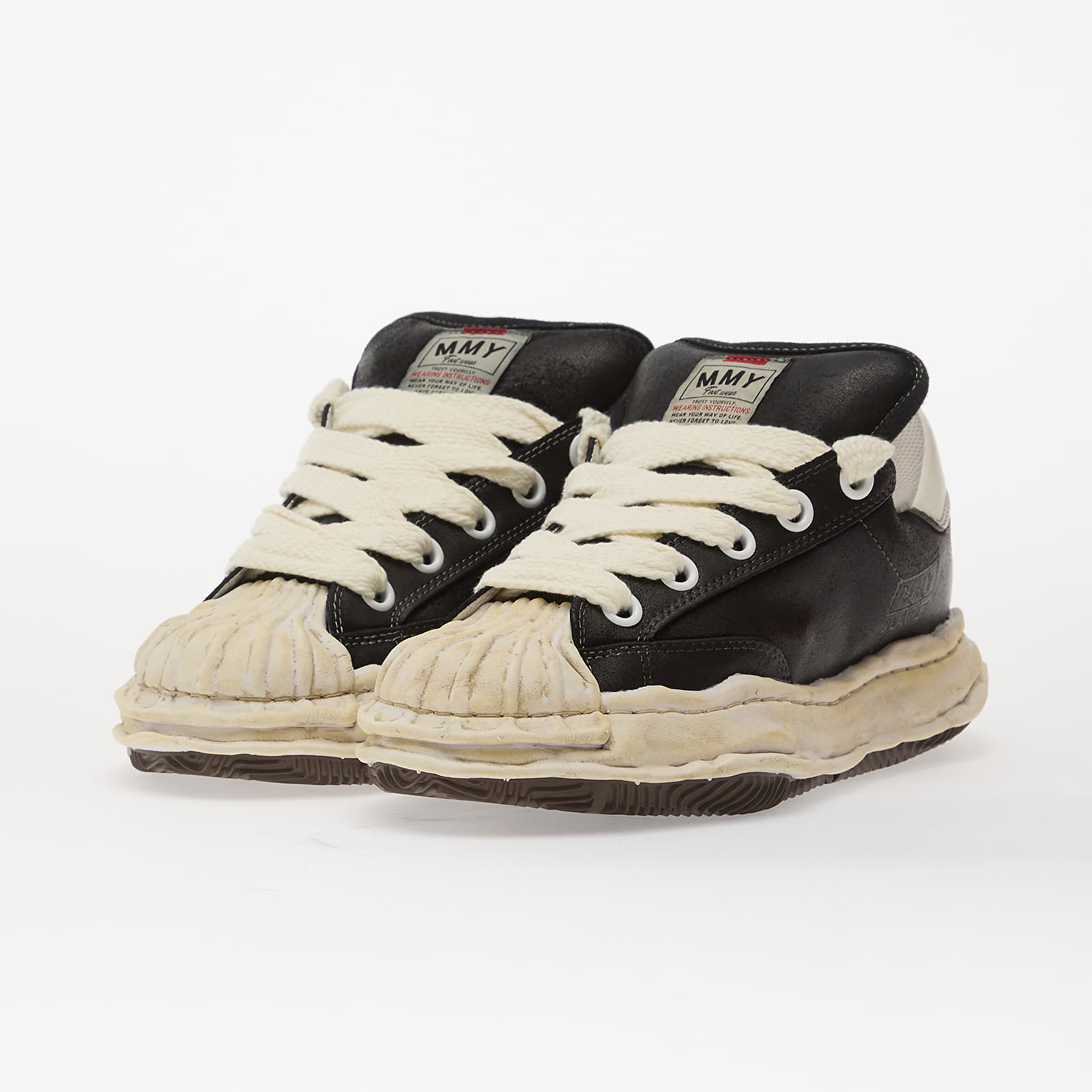 Pánské tenisky a boty Maison MIHARA YASUHIRO (MMY) Blakey Paf Brushed Sneaker Black