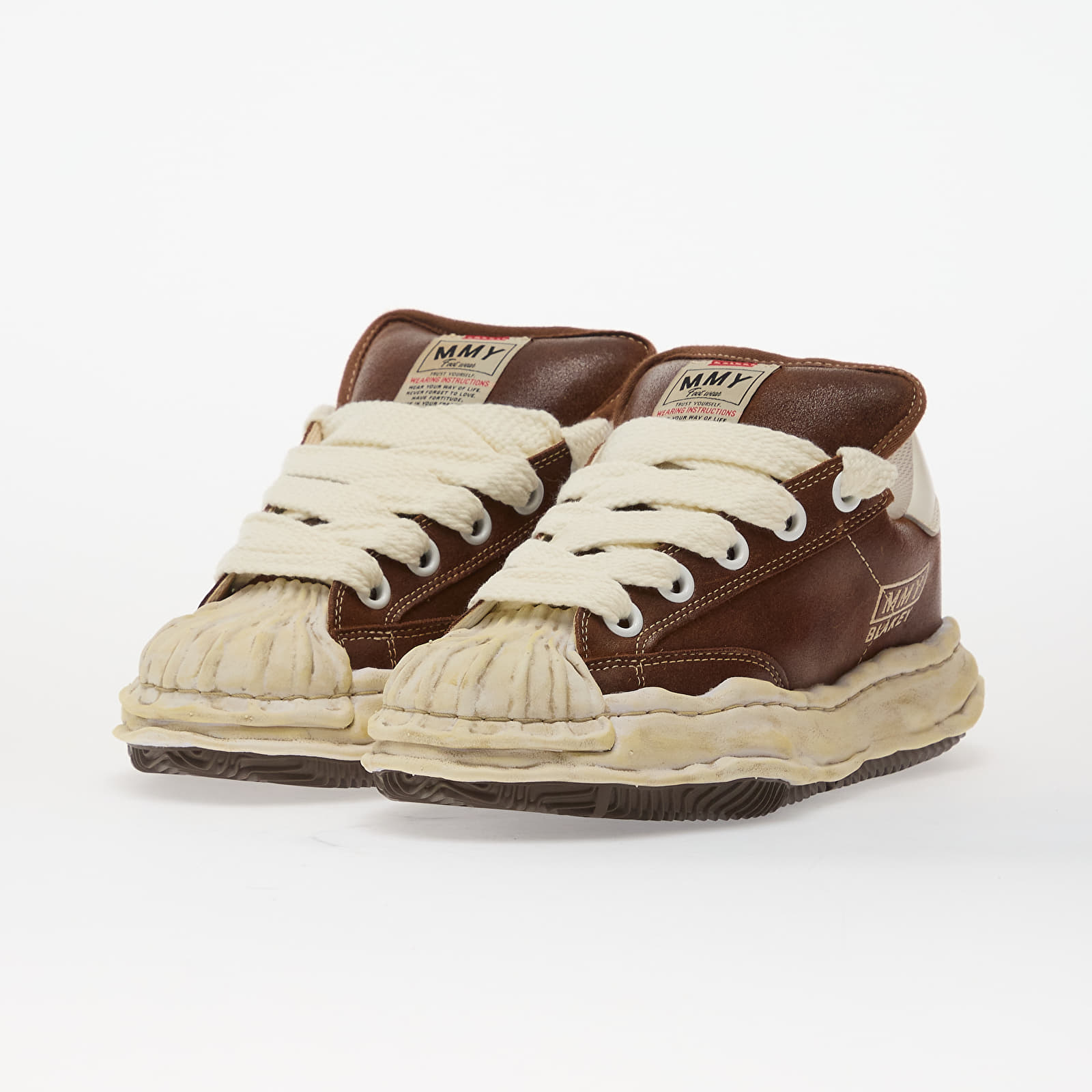 Pánské tenisky a boty Maison MIHARA YASUHIRO (MMY) Blakey Paf Brushed Sneaker Brown