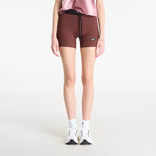 Shorts BANDIT Women's Striped Cadence™ 5" Compression Shorts Mahogany/ Black