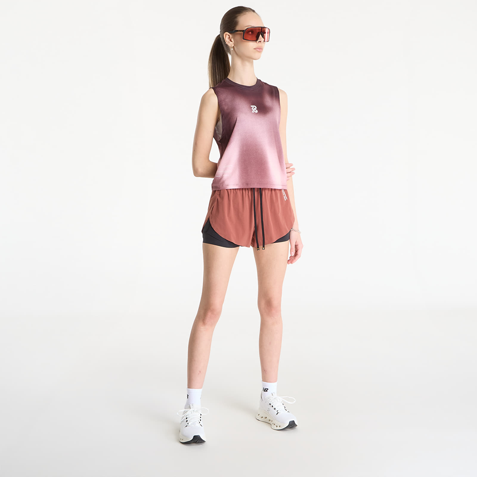 Vestid BANDIT Women's Micromesh™ Run Tank Flow State Mahogany Multi