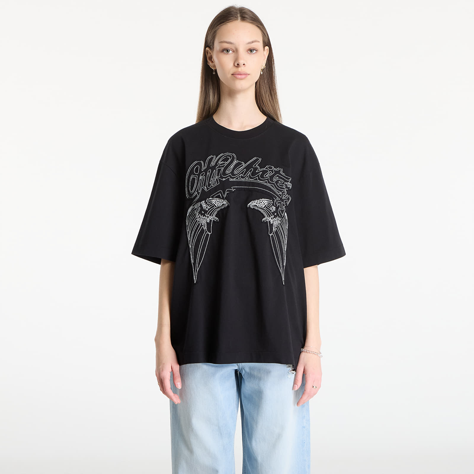 Тениска Off-White Skyline Skate S/S Tee UNISEX Black XXL