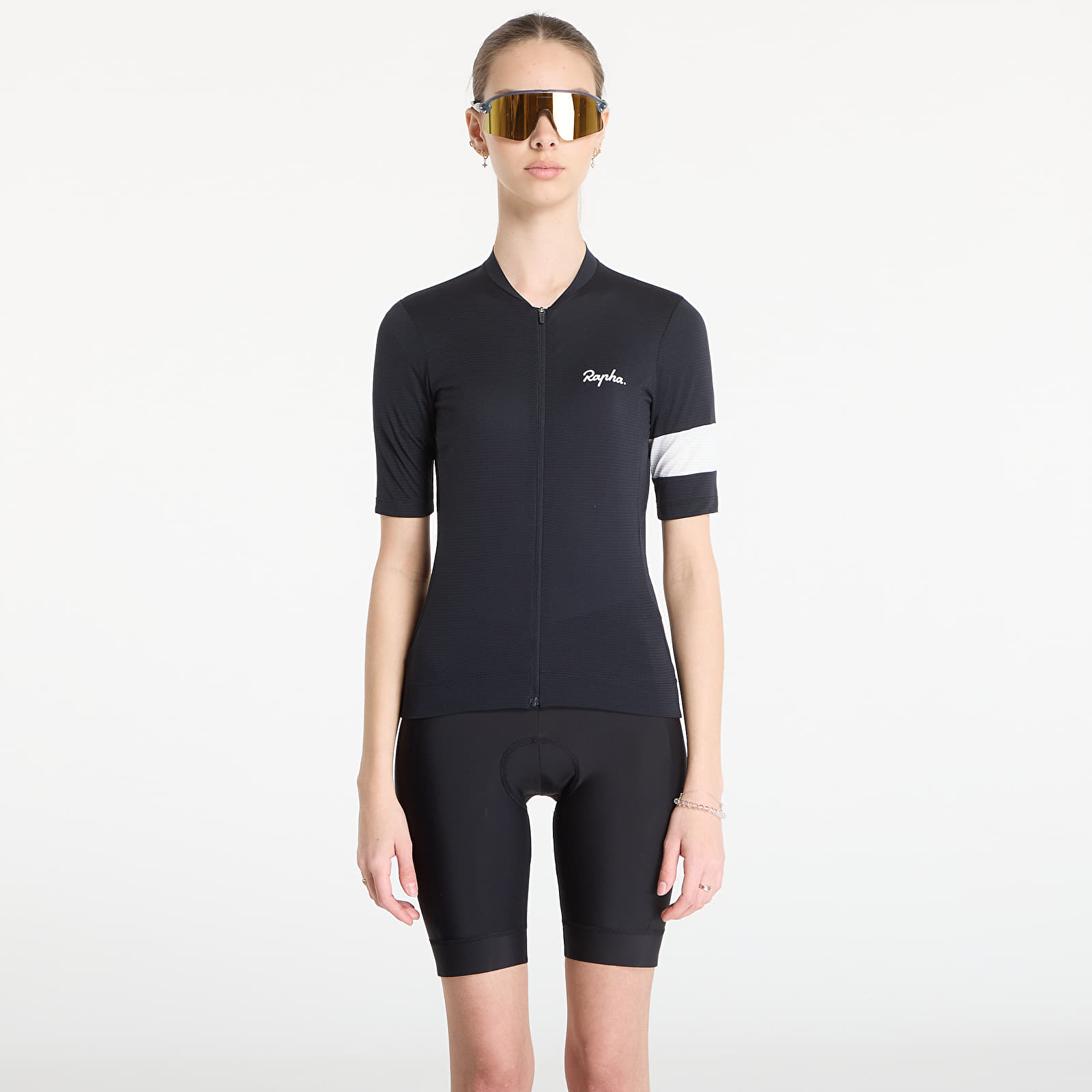 Women's jerseys Rapha Women's Core Lightweight Jersey Black/ White