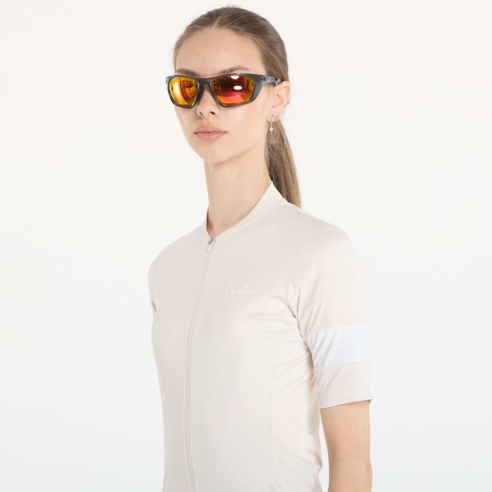 Dámské dresy Rapha Women's Core Jersey Off-White/ White