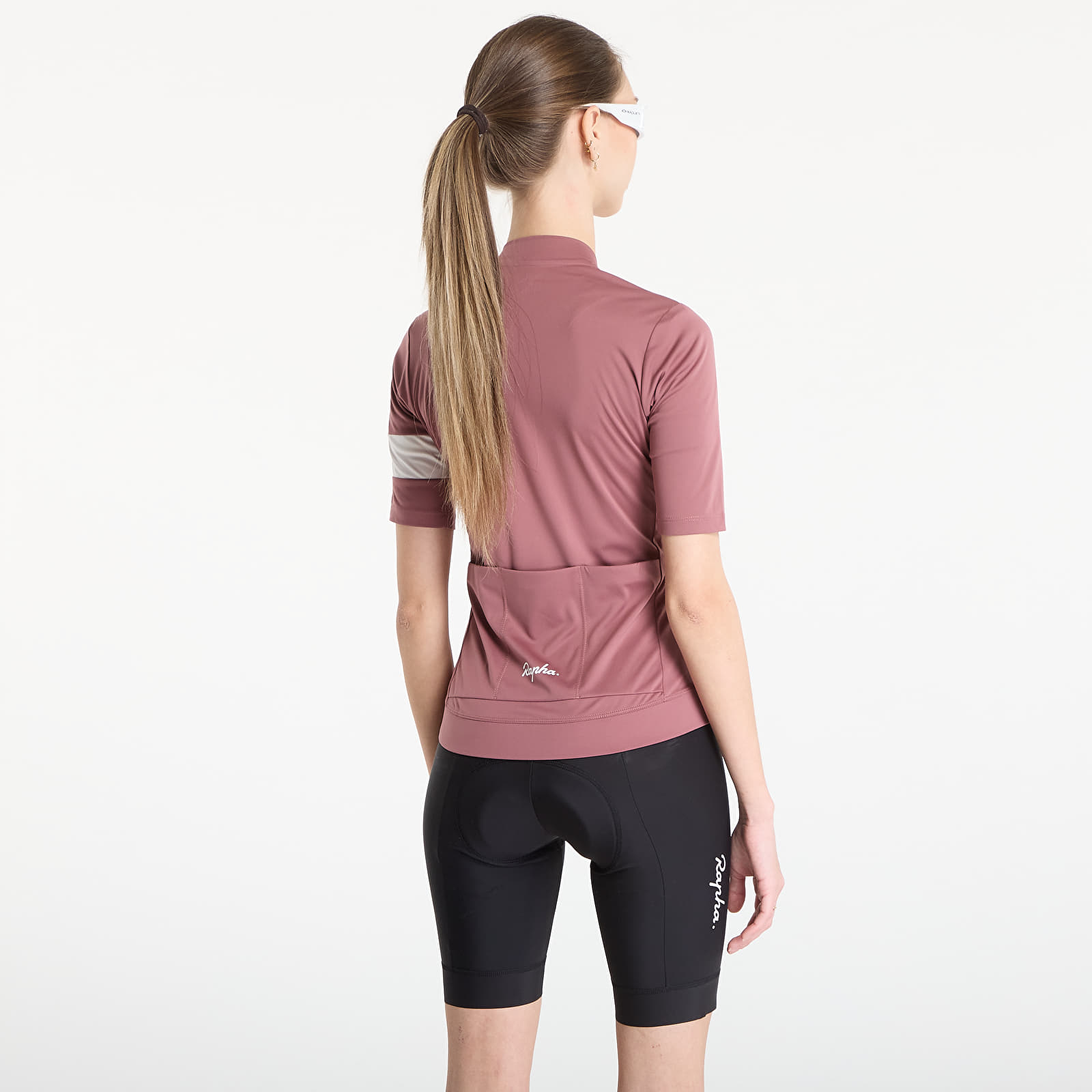 Dámské dresy Rapha Women's Core Jersey Rose Brown/ White
