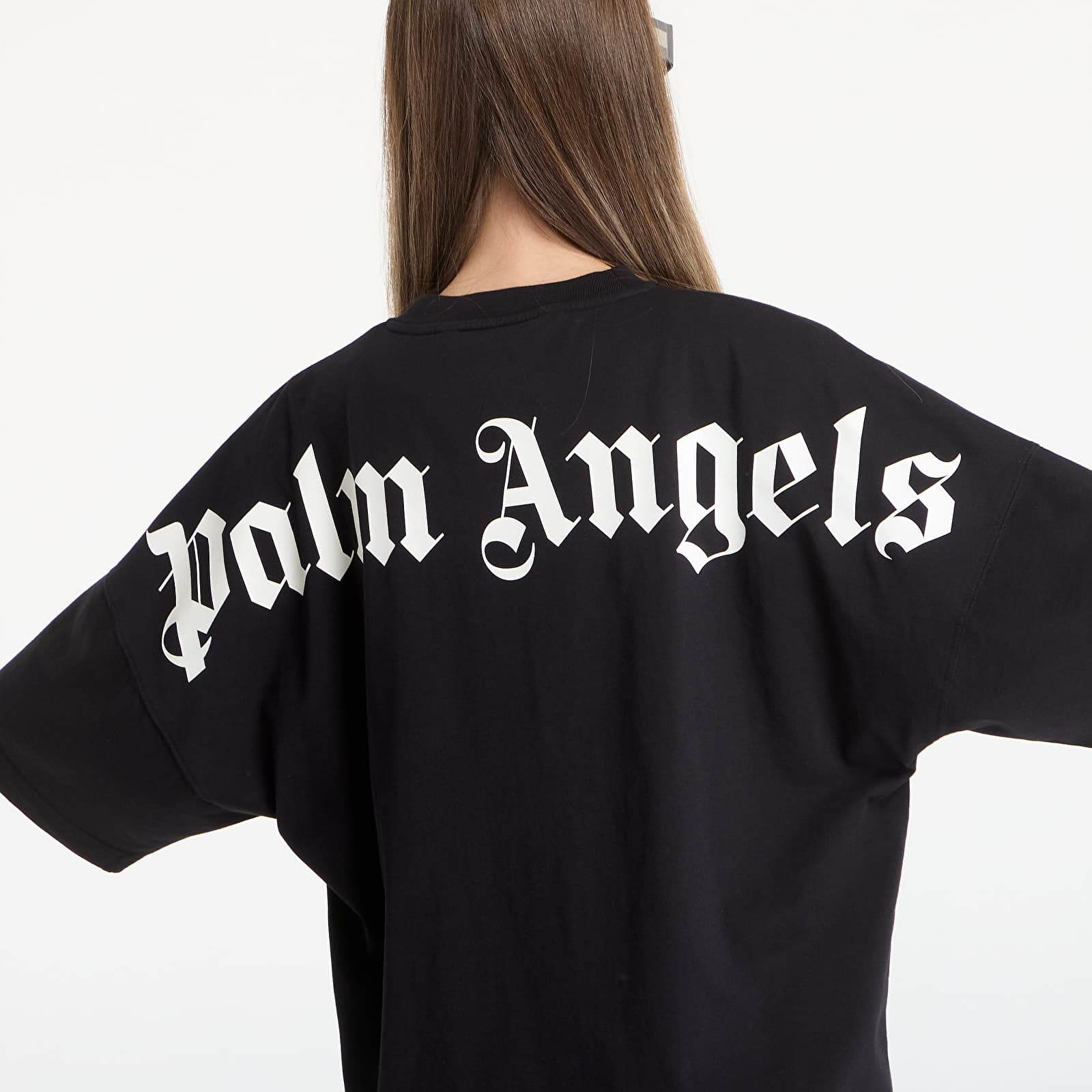 T-Shirts Palm Angels Classic Logo Over Tee UNISEX Black/ Off White
