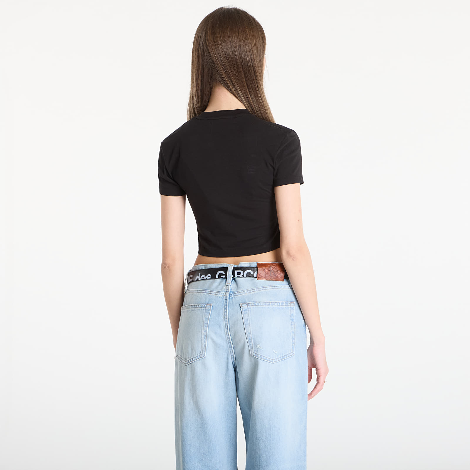 T-Shirts Palm Angels Classic Logo Baby Tee Black/ Off White