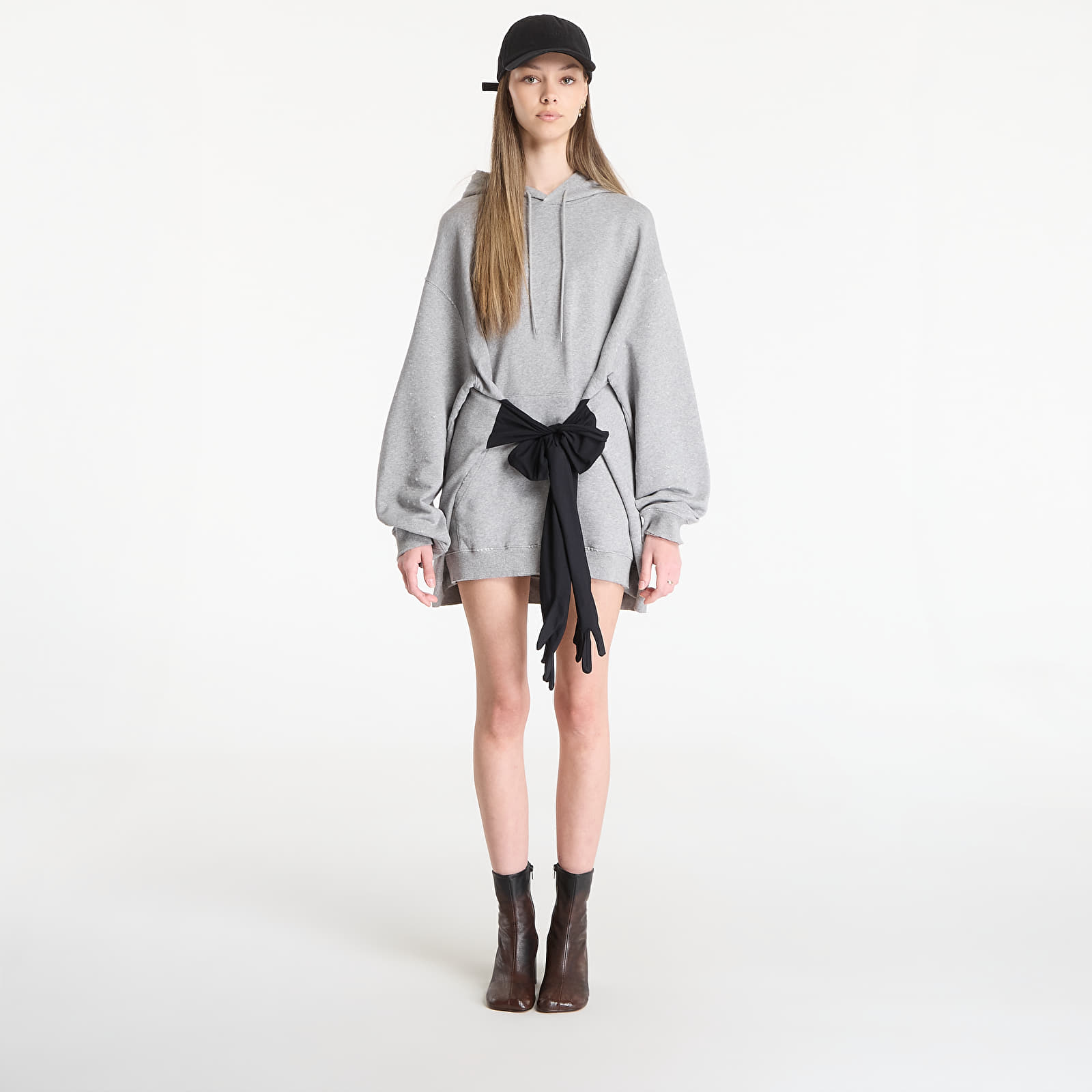 Kjole MM6 Mini Dress Light Grey Melange