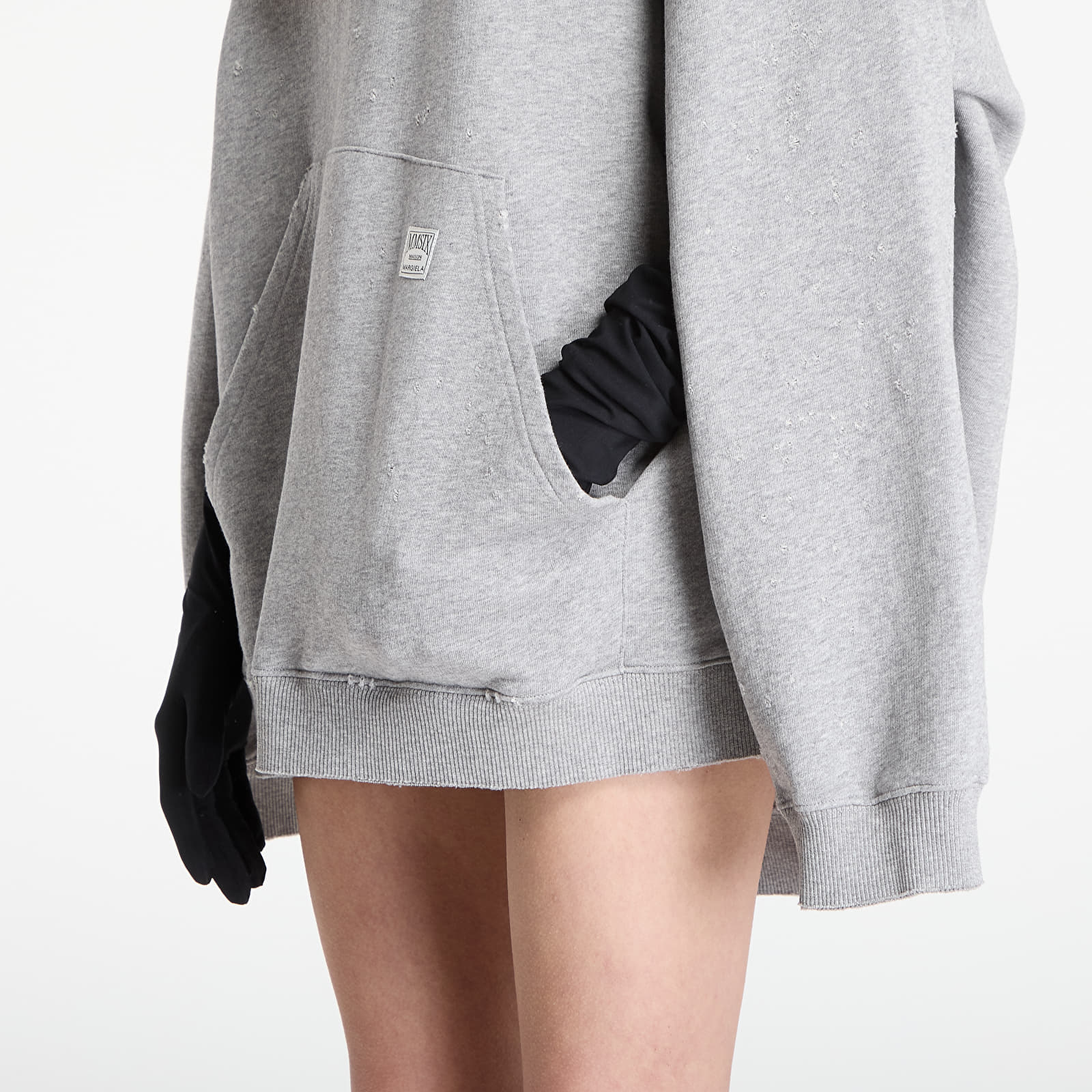 Kjole MM6 Mini Dress Light Grey Melange