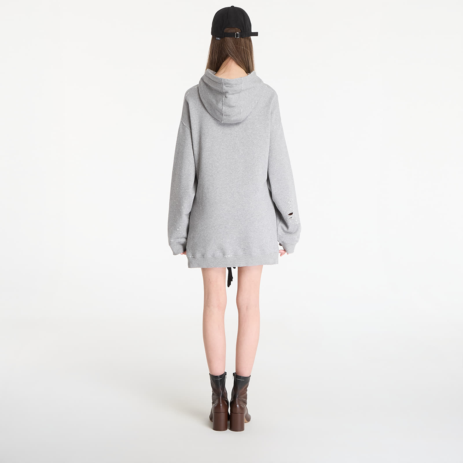 Kjole MM6 Mini Dress Light Grey Melange