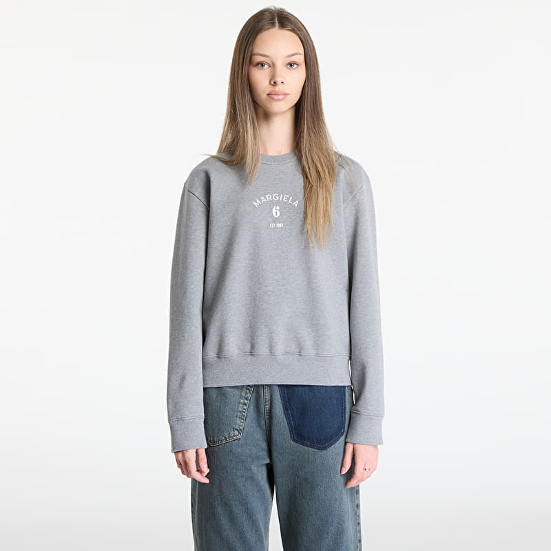 Kampsun MM6 Sweatshirt Grey Melange