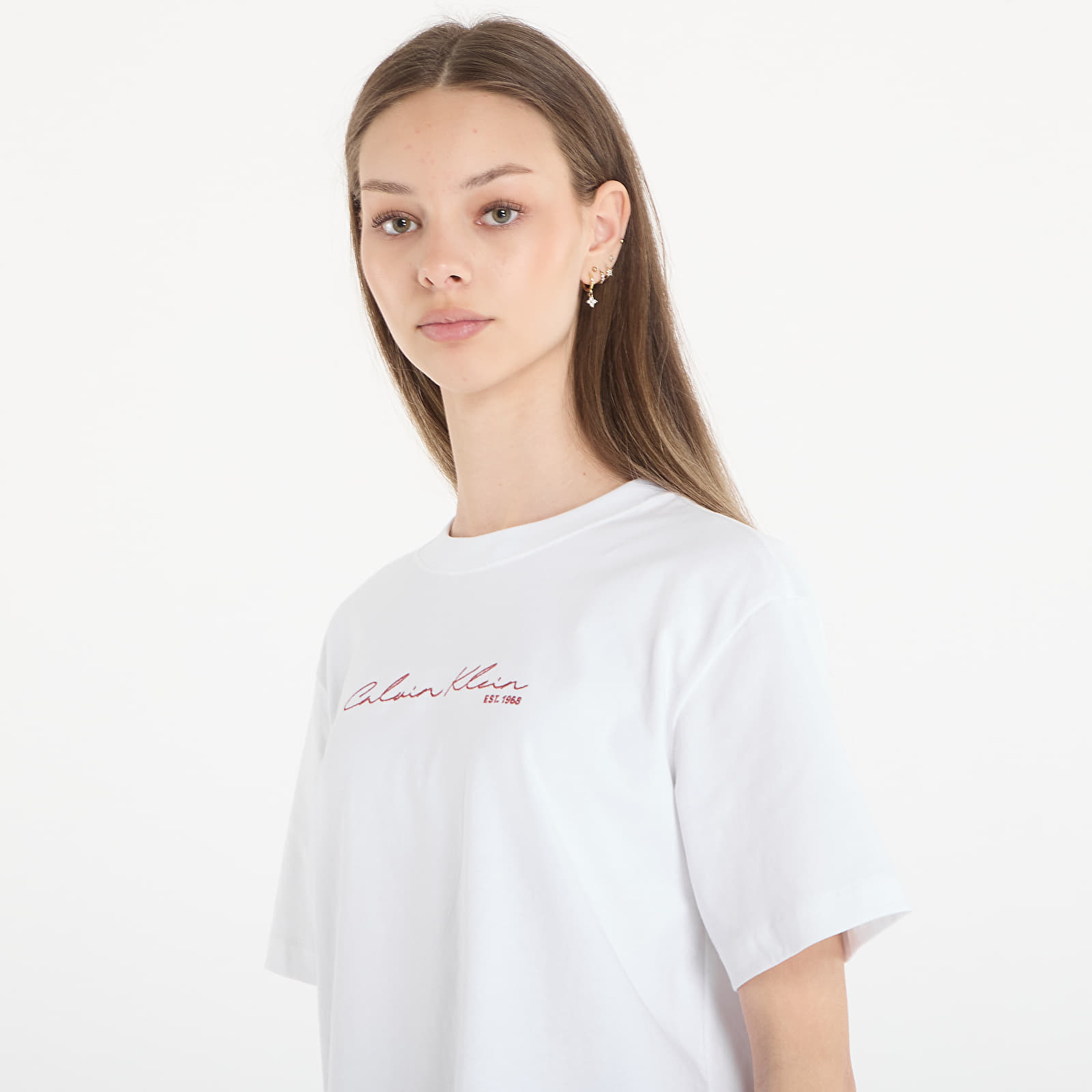 T-shirts Calvin Klein Jeans Ss Graphic Boxy Tee White