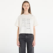 Calvin Klein Jeans Ss Cropped Boxy Grap Tee White
