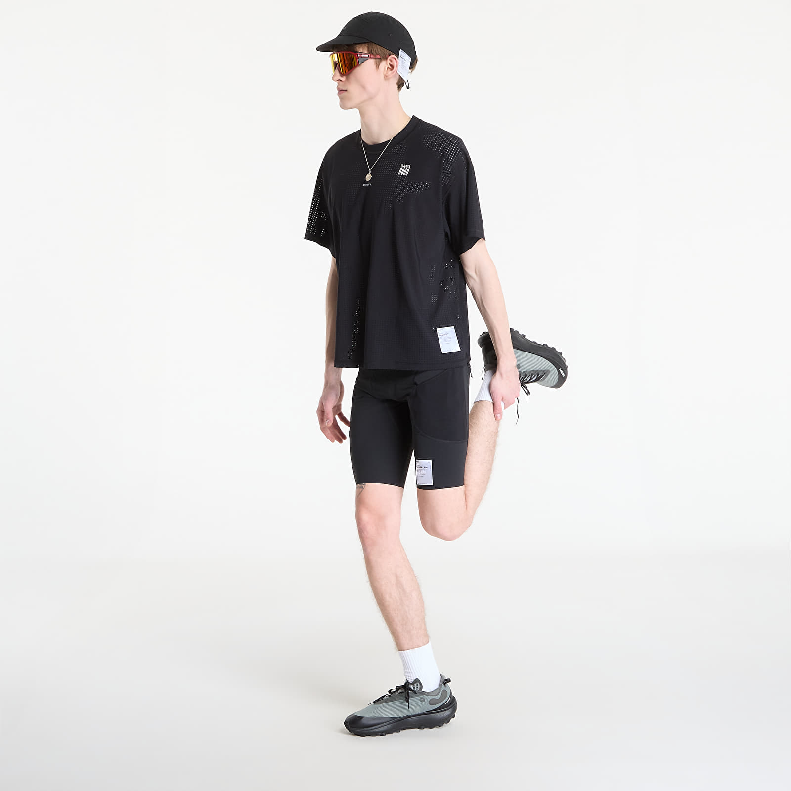 T-särgid Satisfy Space-O Tee Shirt Black