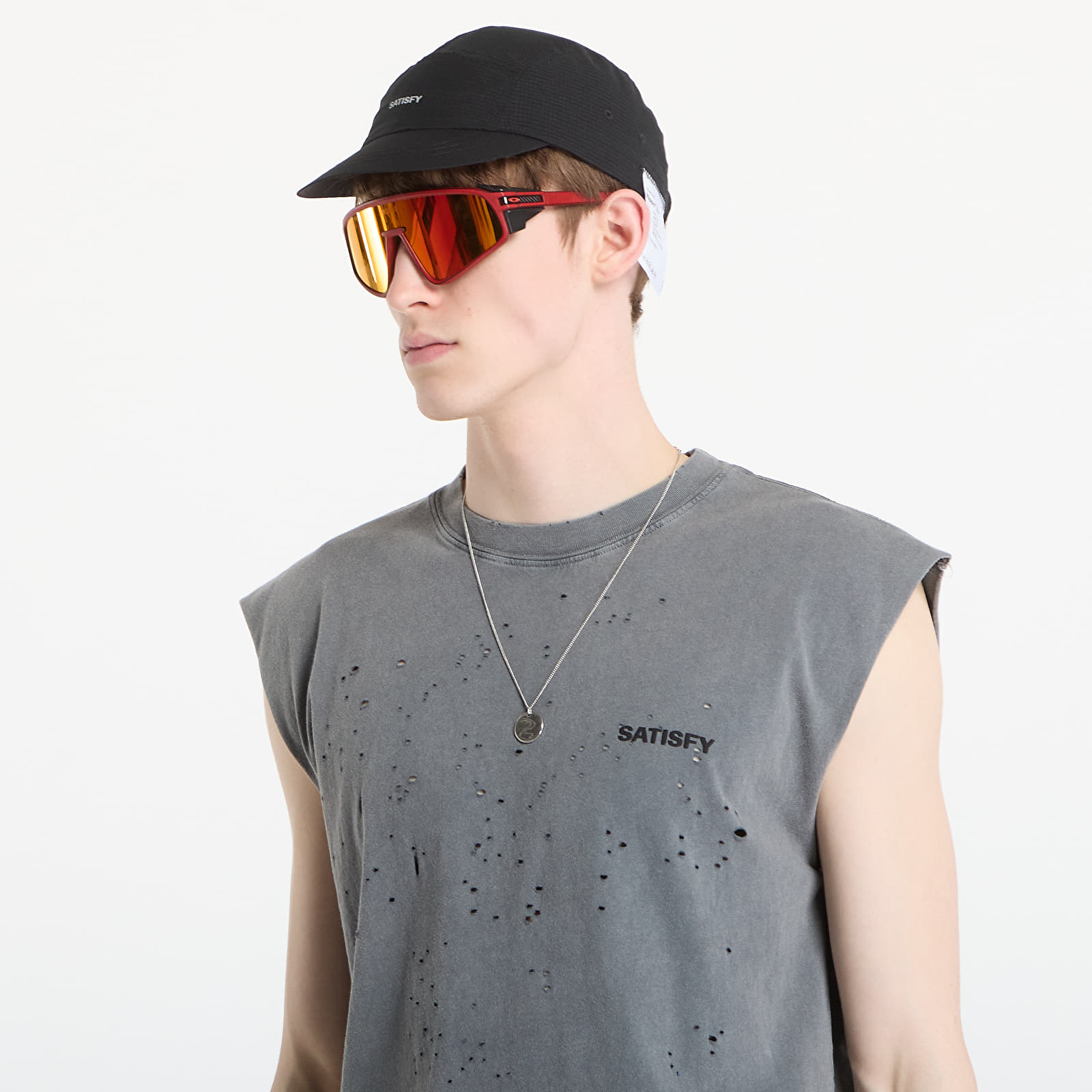 T-skjorter Satisfy MothTech Muscle Tee Faded Black