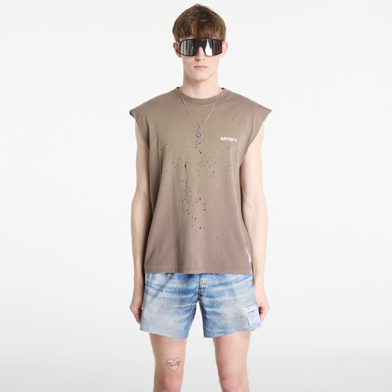 T-shirt Satisfy MothTech Muscle Tee Sun Bleached Falcon