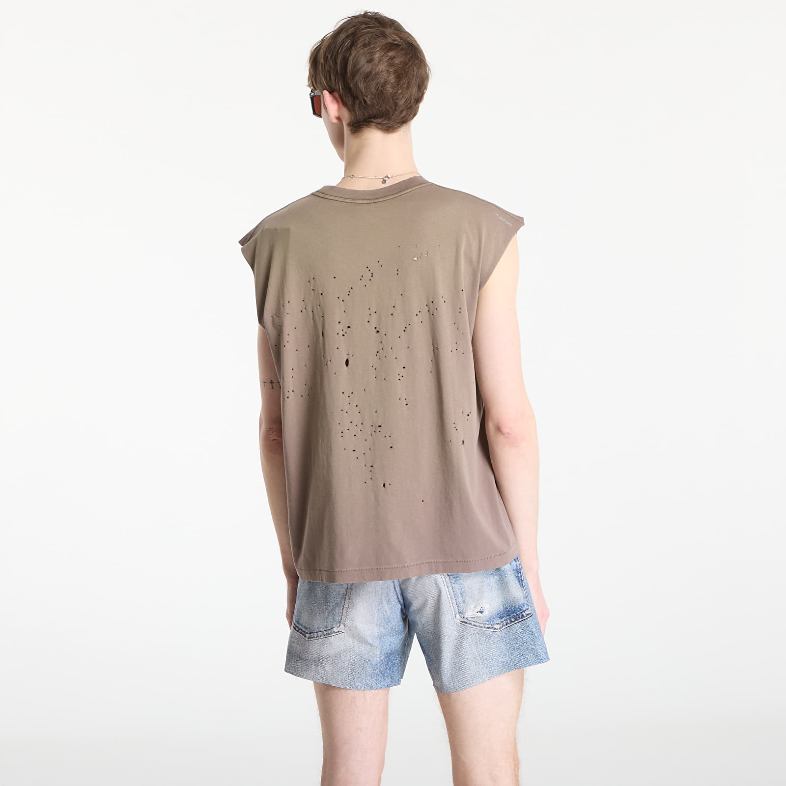 Tričká Satisfy MothTech Muscle Tee Sun Bleached Falcon