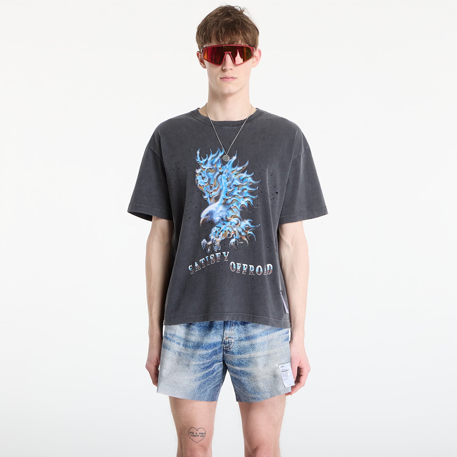 Tričká Satisfy MothTech T-Shirt Aged Black