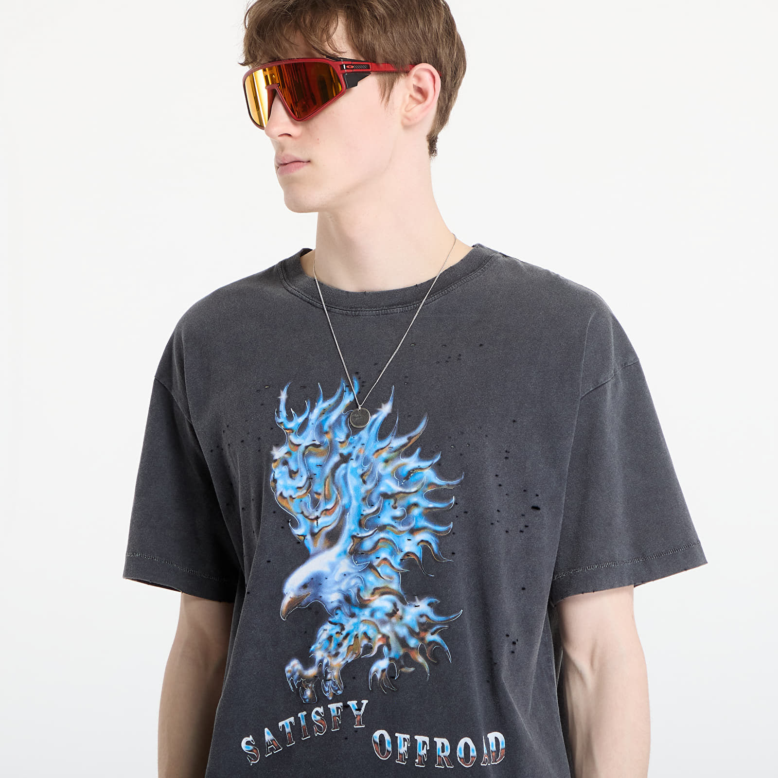 Tričká Satisfy MothTech T-Shirt Aged Black