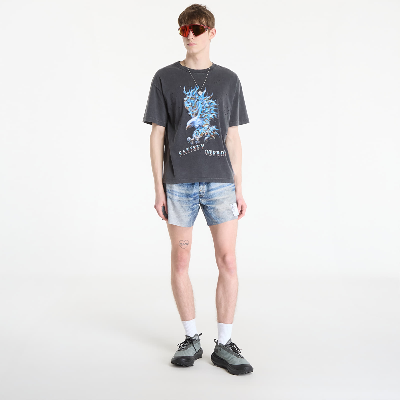 Tričká Satisfy MothTech T-Shirt Aged Black