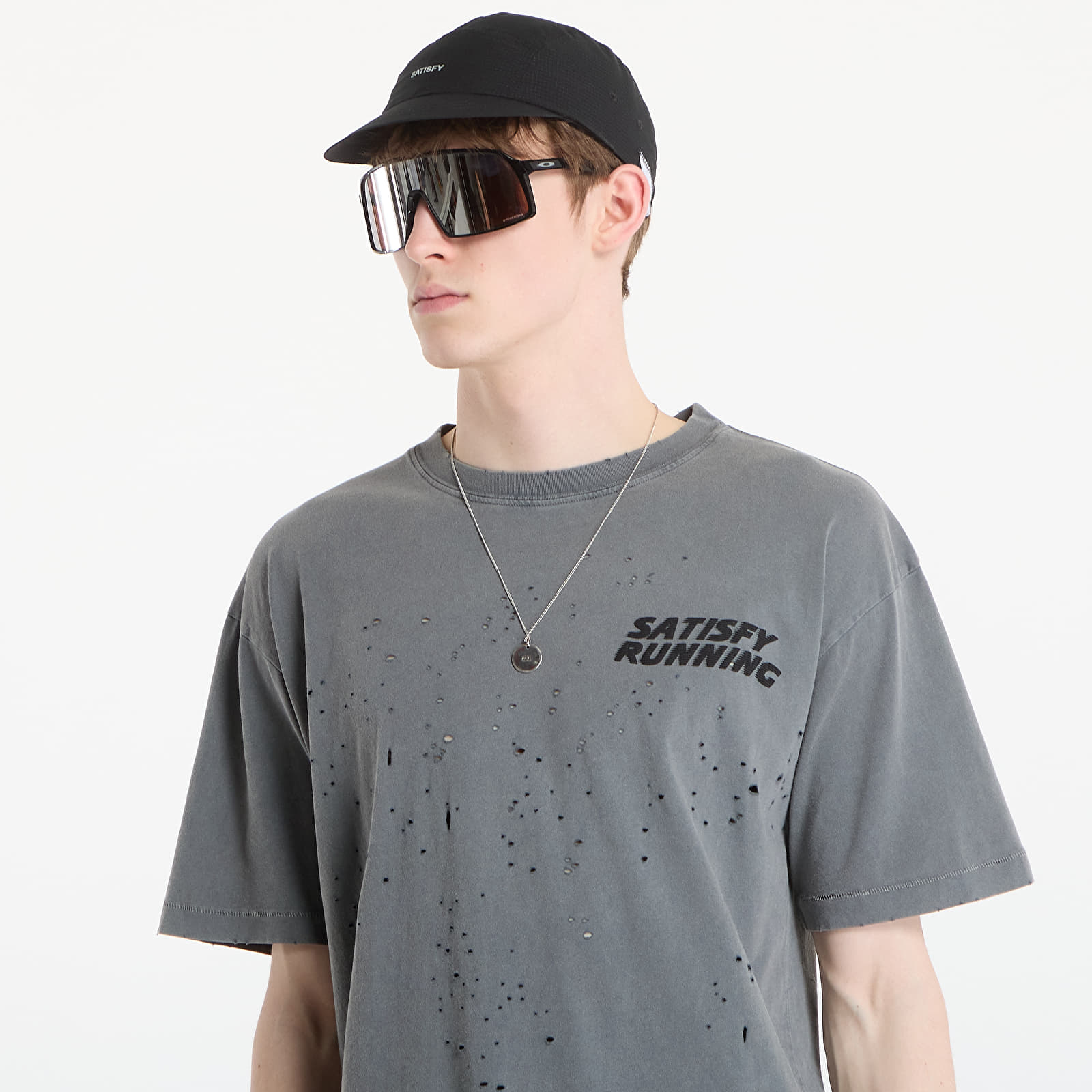 Tričká Satisfy MothTech T-Shirt Faded Black