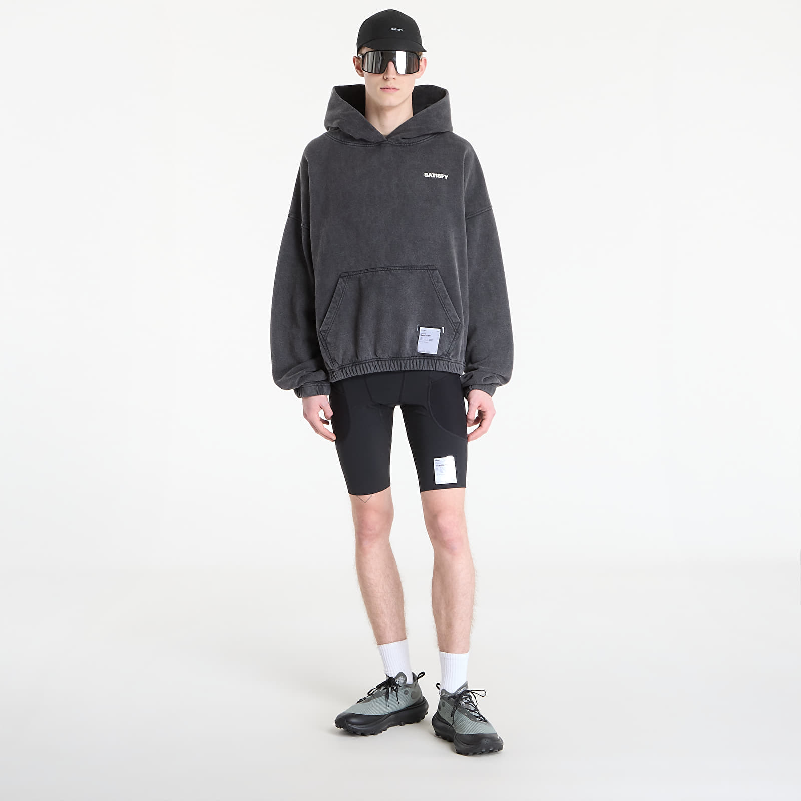 Sweatjacken und Sweatshirts Satisfy SoftCell Hoodie Aged Black