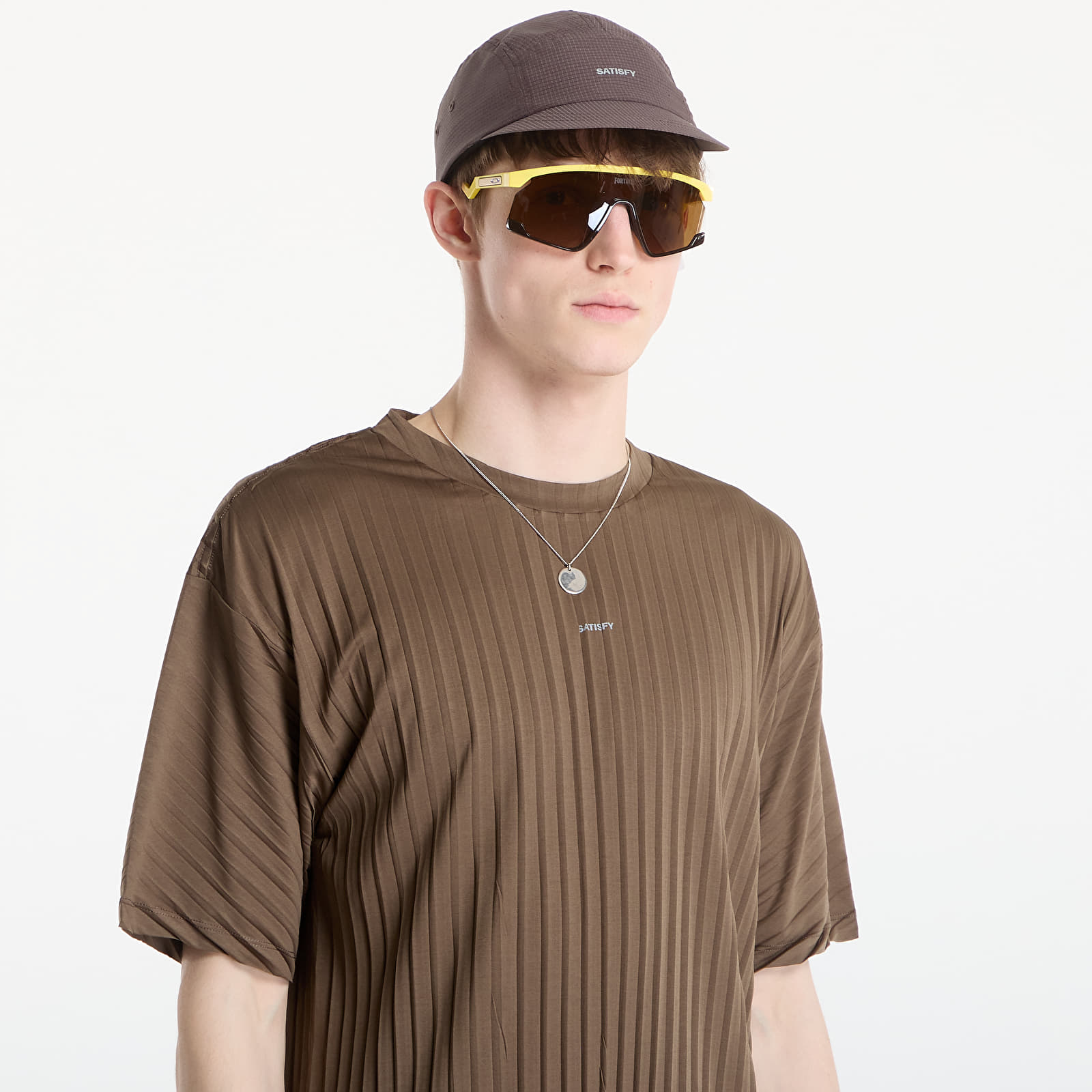 Tricouri  Satisfy AuraLite Pleated T-Shirt Olive