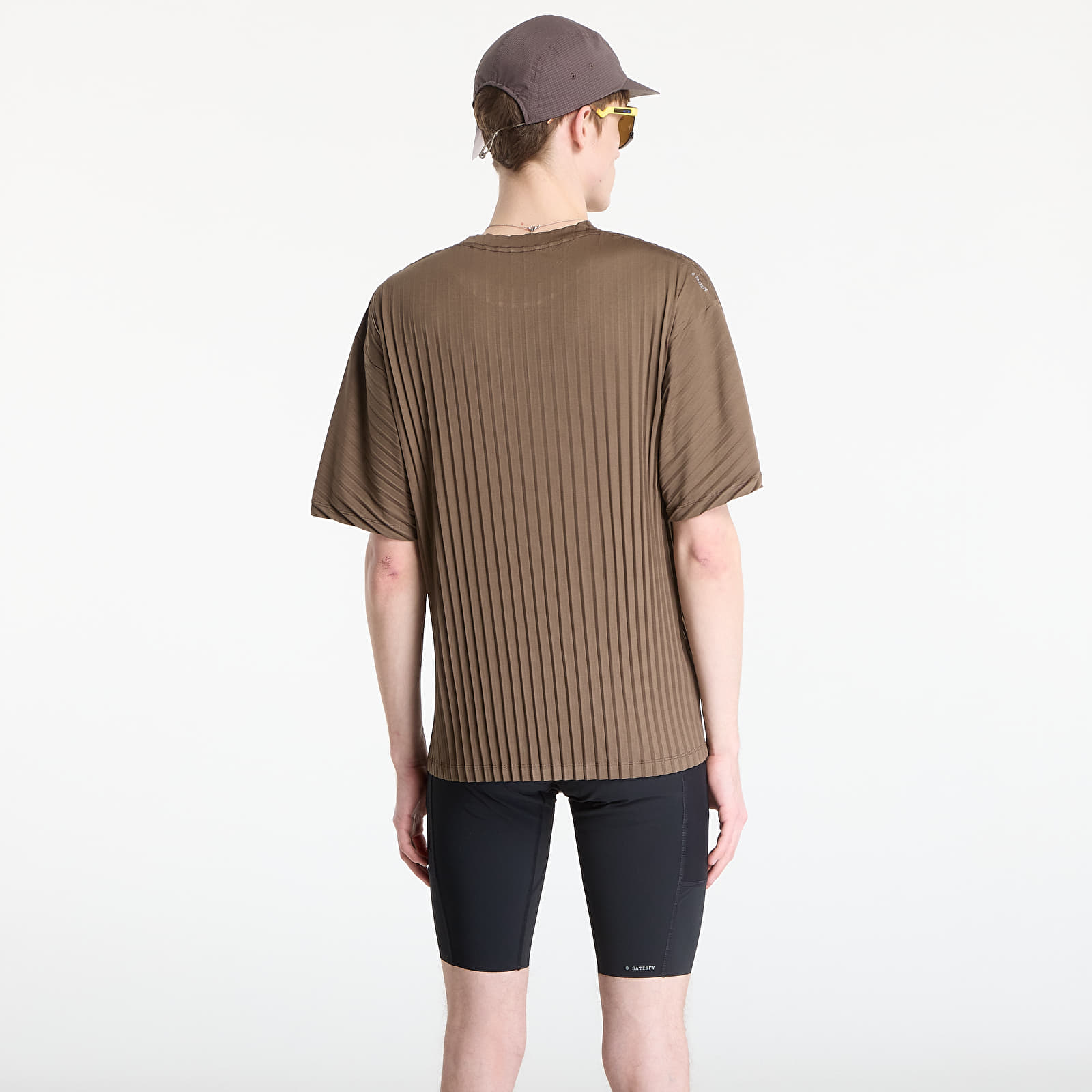 Tricouri  Satisfy AuraLite Pleated T-Shirt Olive