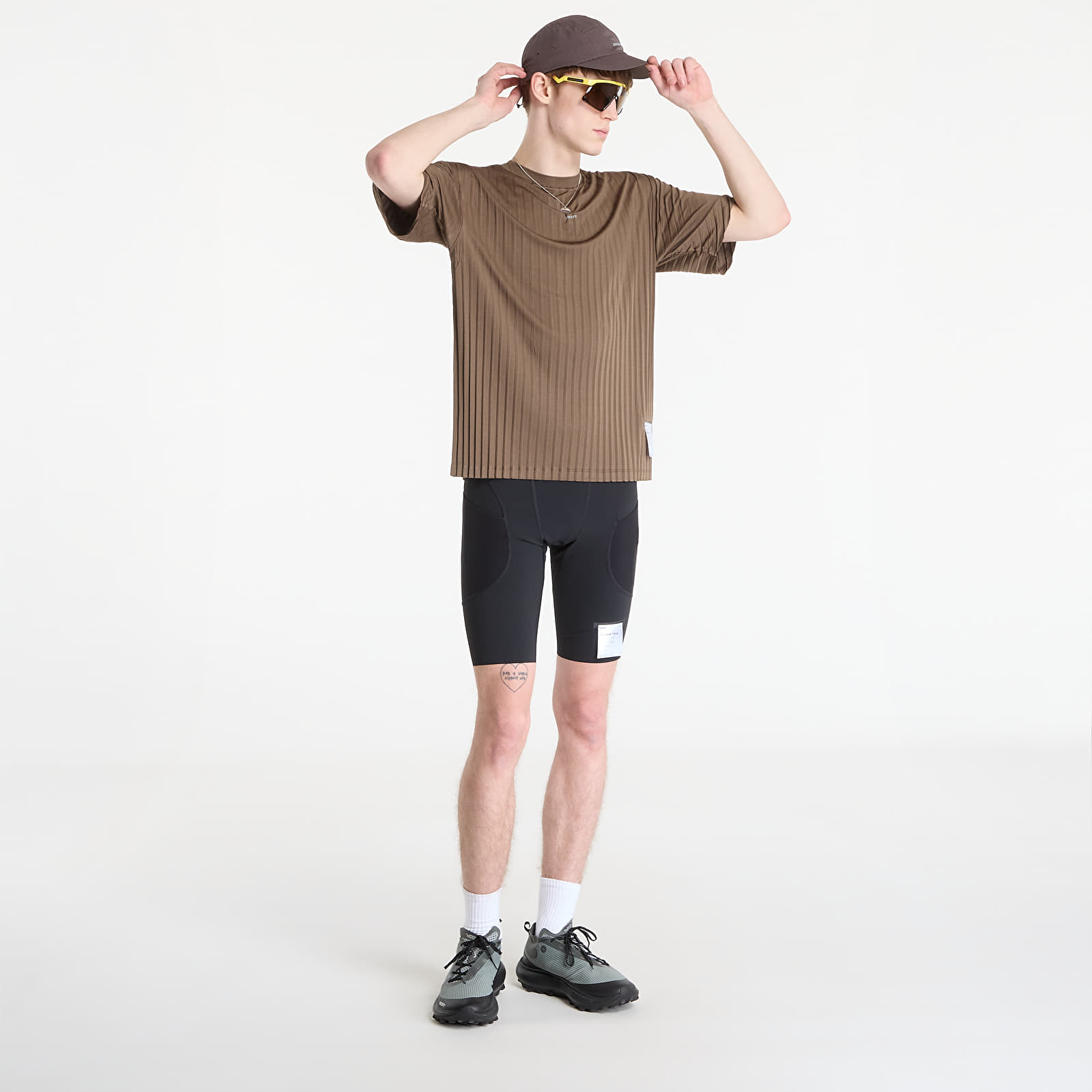 Tricouri  Satisfy AuraLite Pleated T-Shirt Olive