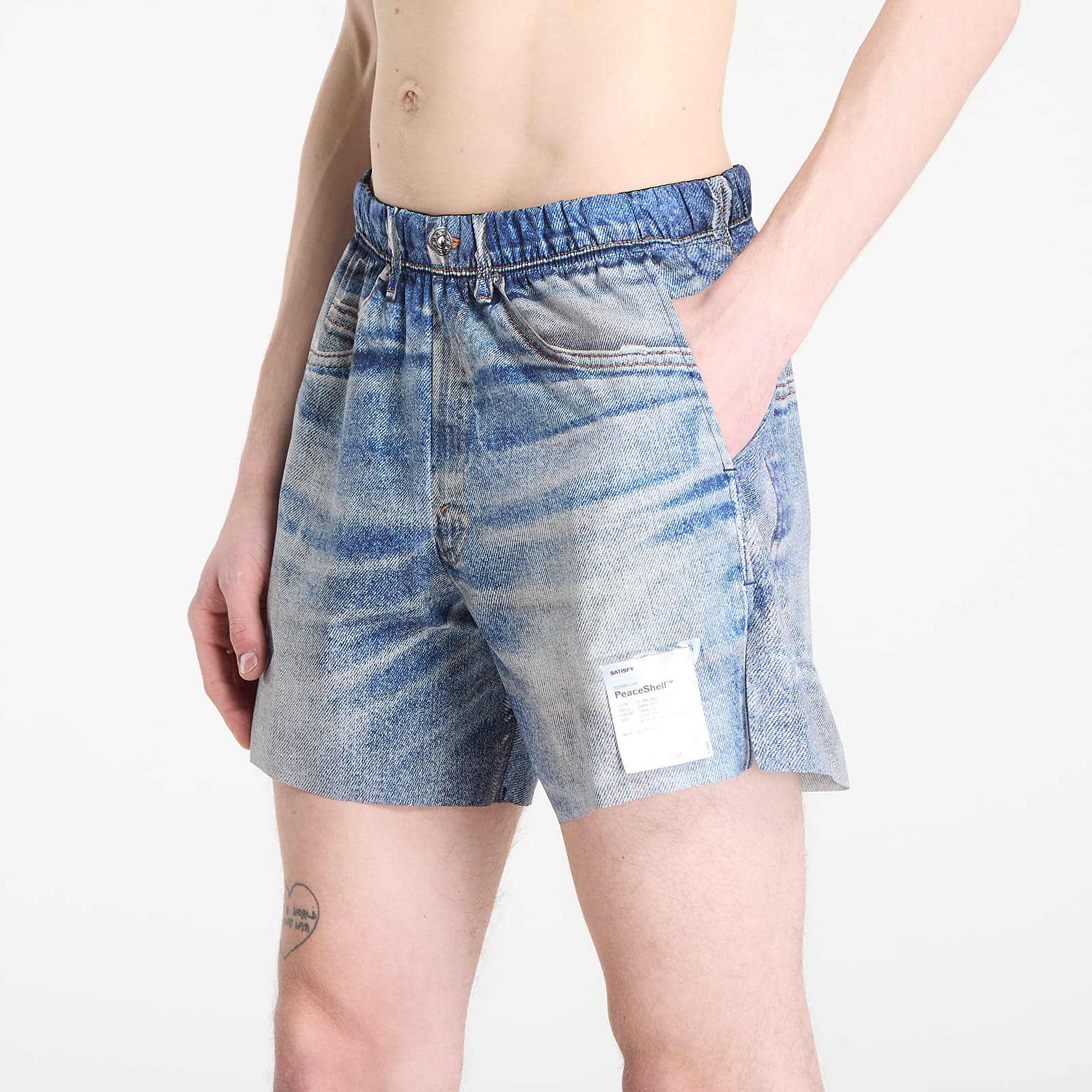 Shortsid Satisfy PeaceShell 5 Unlined Shorts Digital Denim