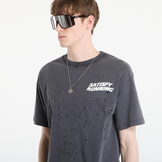 Satisfy MothTech T-Shirt Aged Black | Footshop