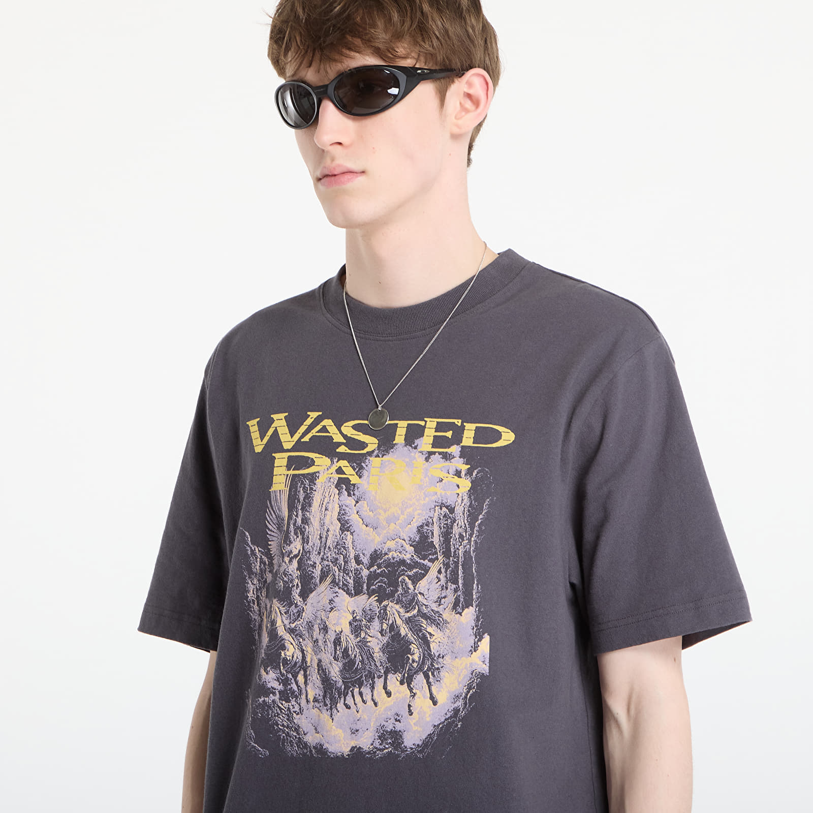 Tricouri  Wasted Paris M Angels Gully Old Black