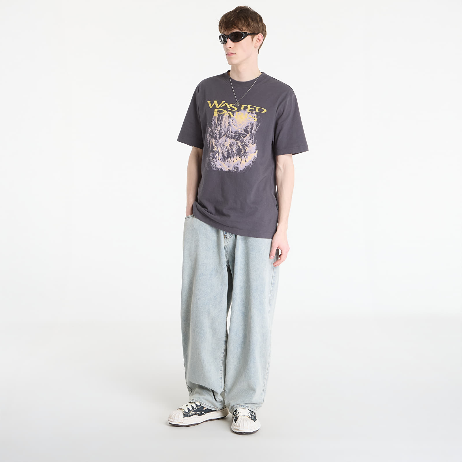 Tricouri  Wasted Paris M Angels Gully Old Black