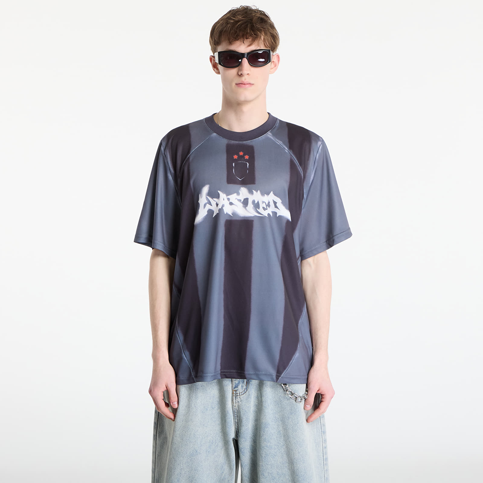 Jerseys Wasted Paris M Spray Football Jersey Black/ Stone Grey