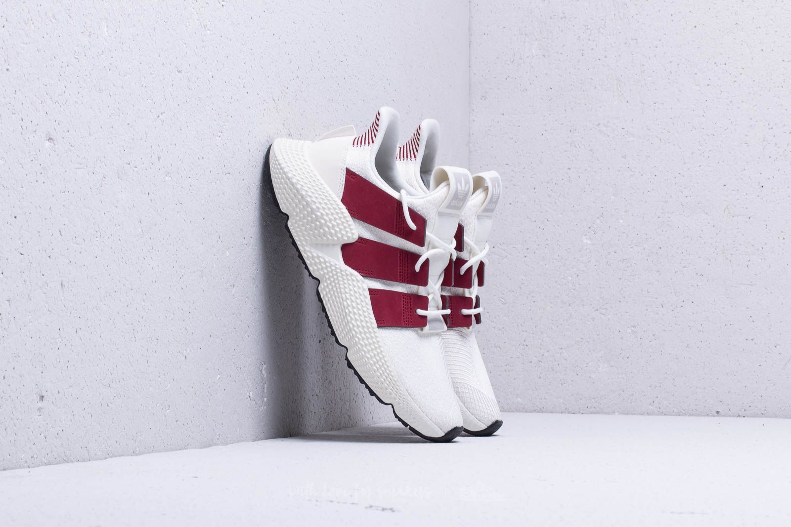 Adidas prophere white maroon hotsell