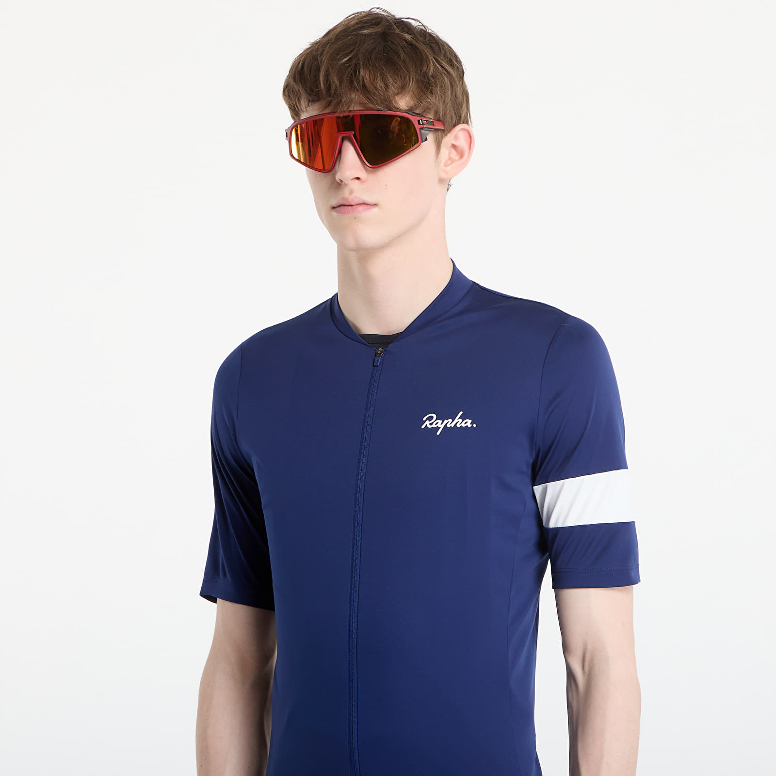 Мужской трикотаж Rapha Men's Core Jersey Navy/ White