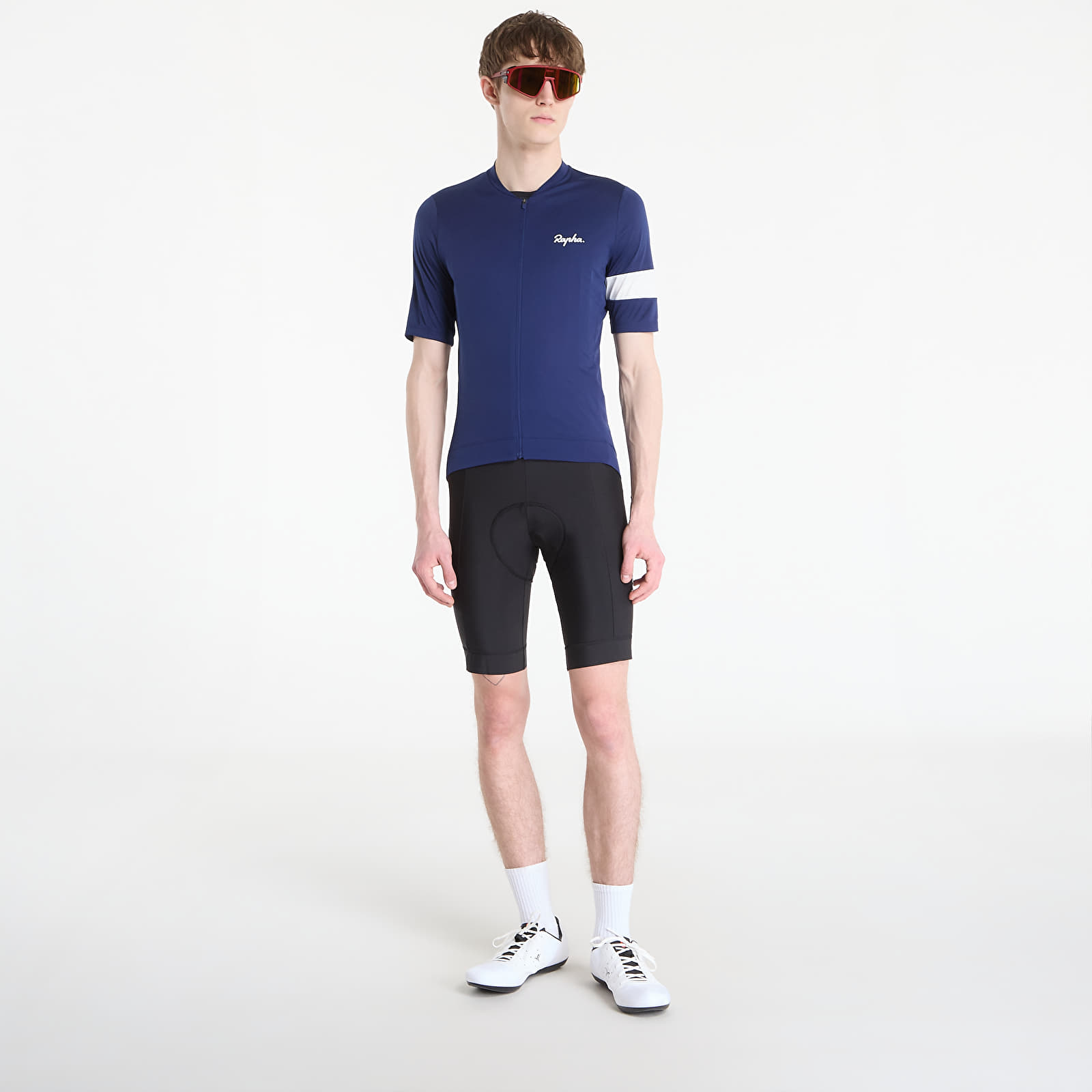 Мужской трикотаж Rapha Men's Core Jersey Navy/ White