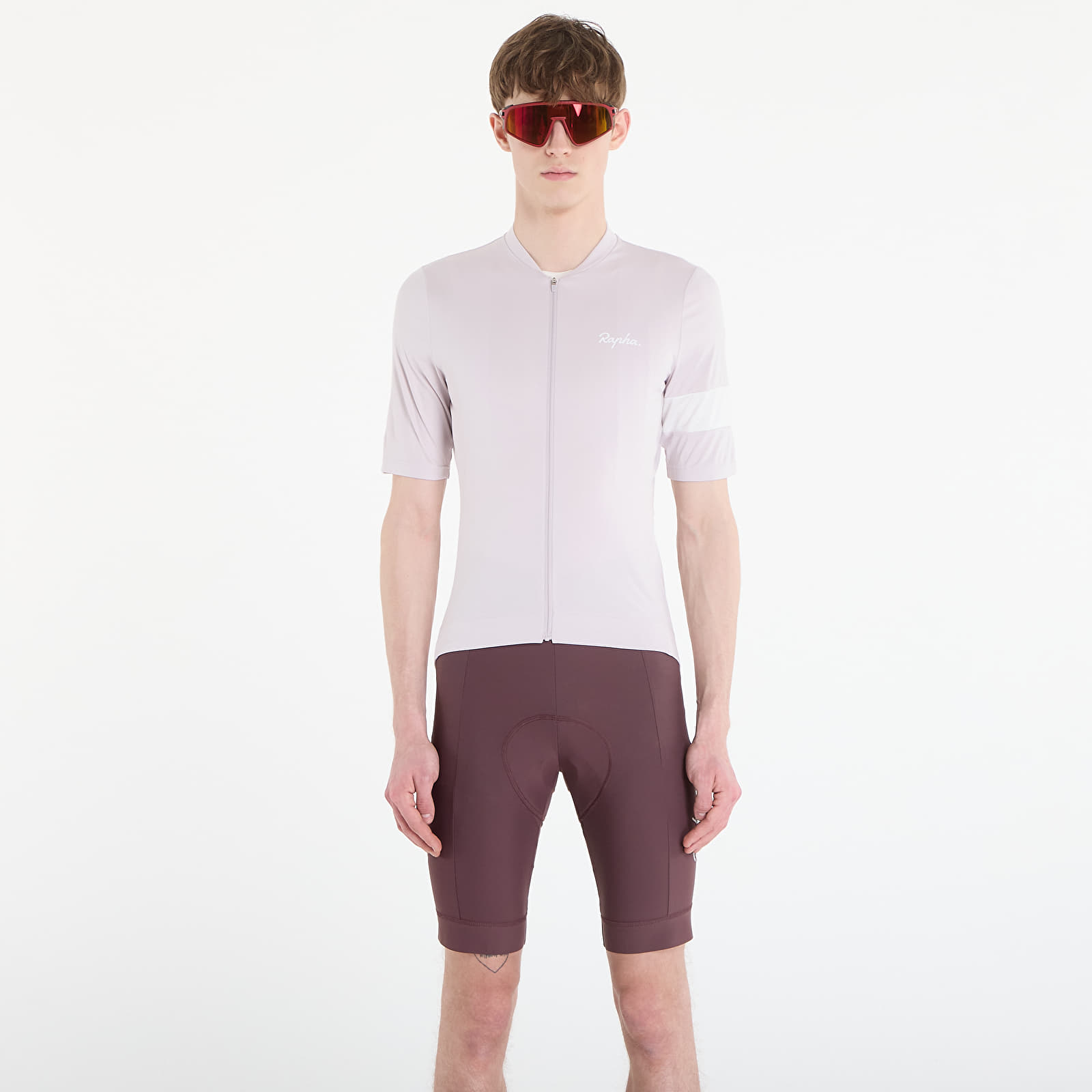 Мужской трикотаж Rapha Men's Core Jersey Pale Lilac/ White