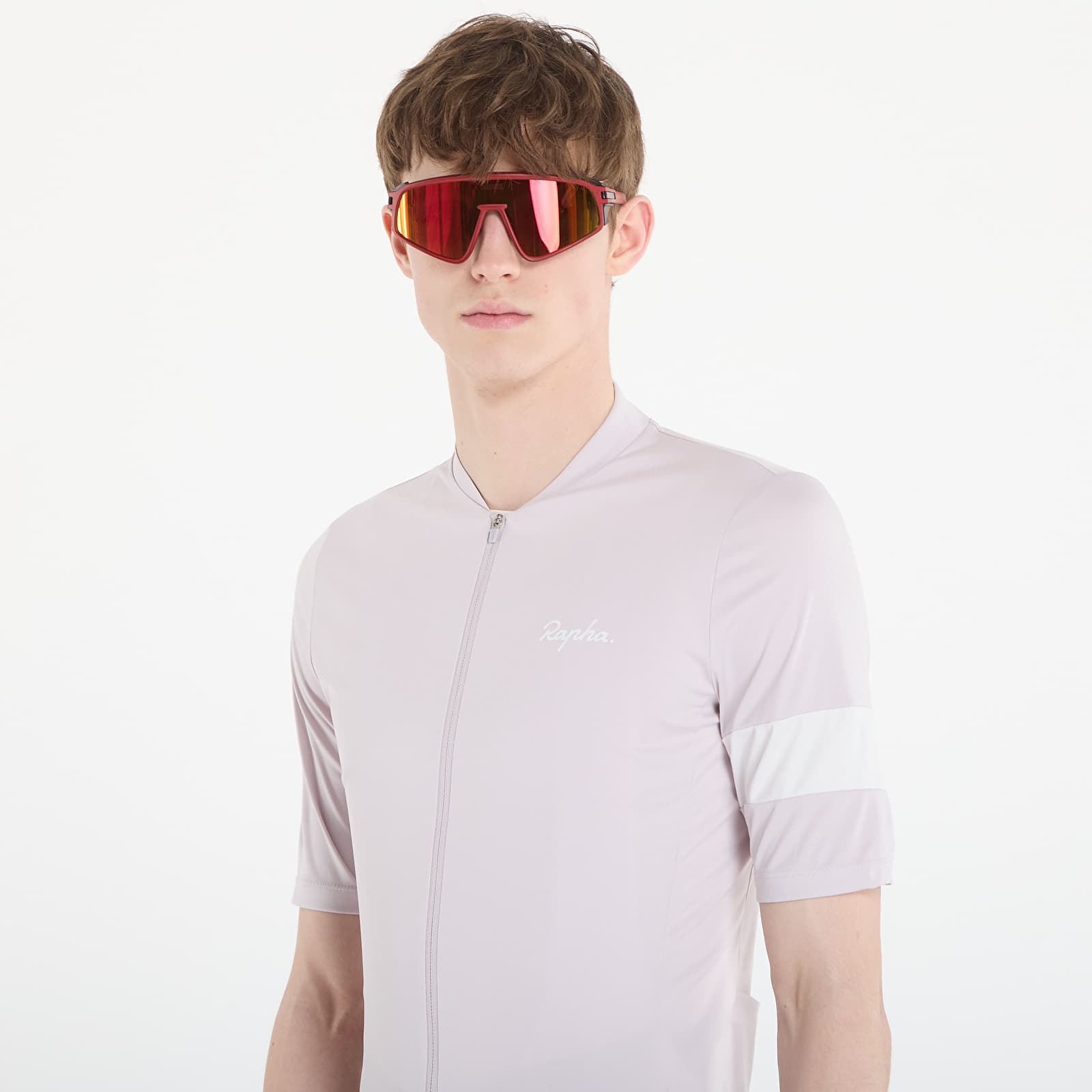 Мужской трикотаж Rapha Men's Core Jersey Pale Lilac/ White