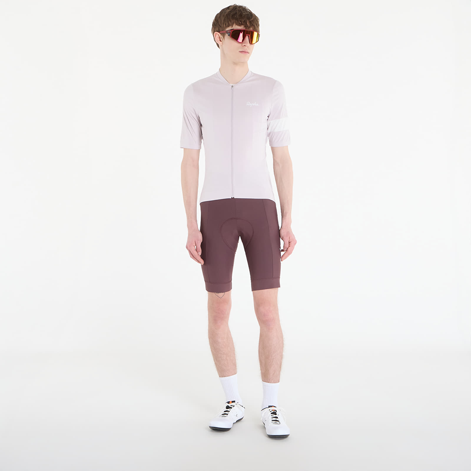 Мужской трикотаж Rapha Men's Core Jersey Pale Lilac/ White