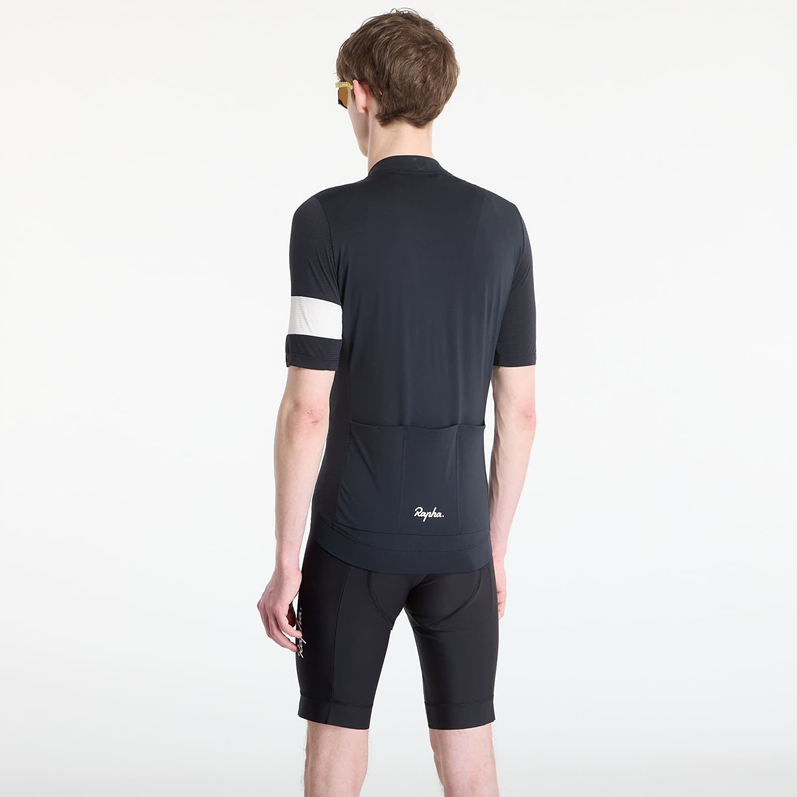 Мужской трикотаж Rapha Men's Core Lightweight Jersey Black/ White