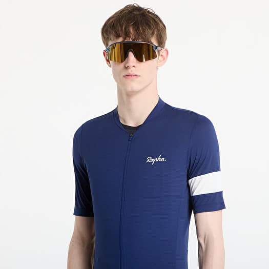 Rapha Men's Core Lightweight Jersey Navy/ White | Footshop