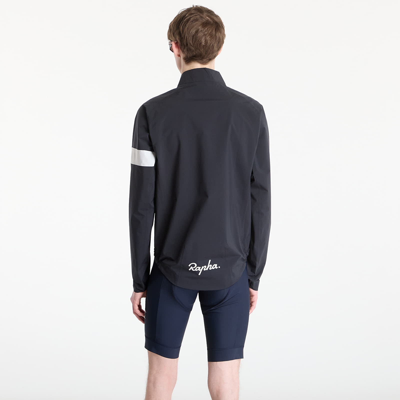 Vīriešu jakas Rapha Men's Core Rain Jacket Black/ White