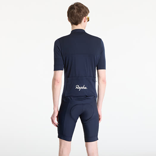 Jerseys Rapha Men's Brevet Element Jersey Dark Navy/ White
